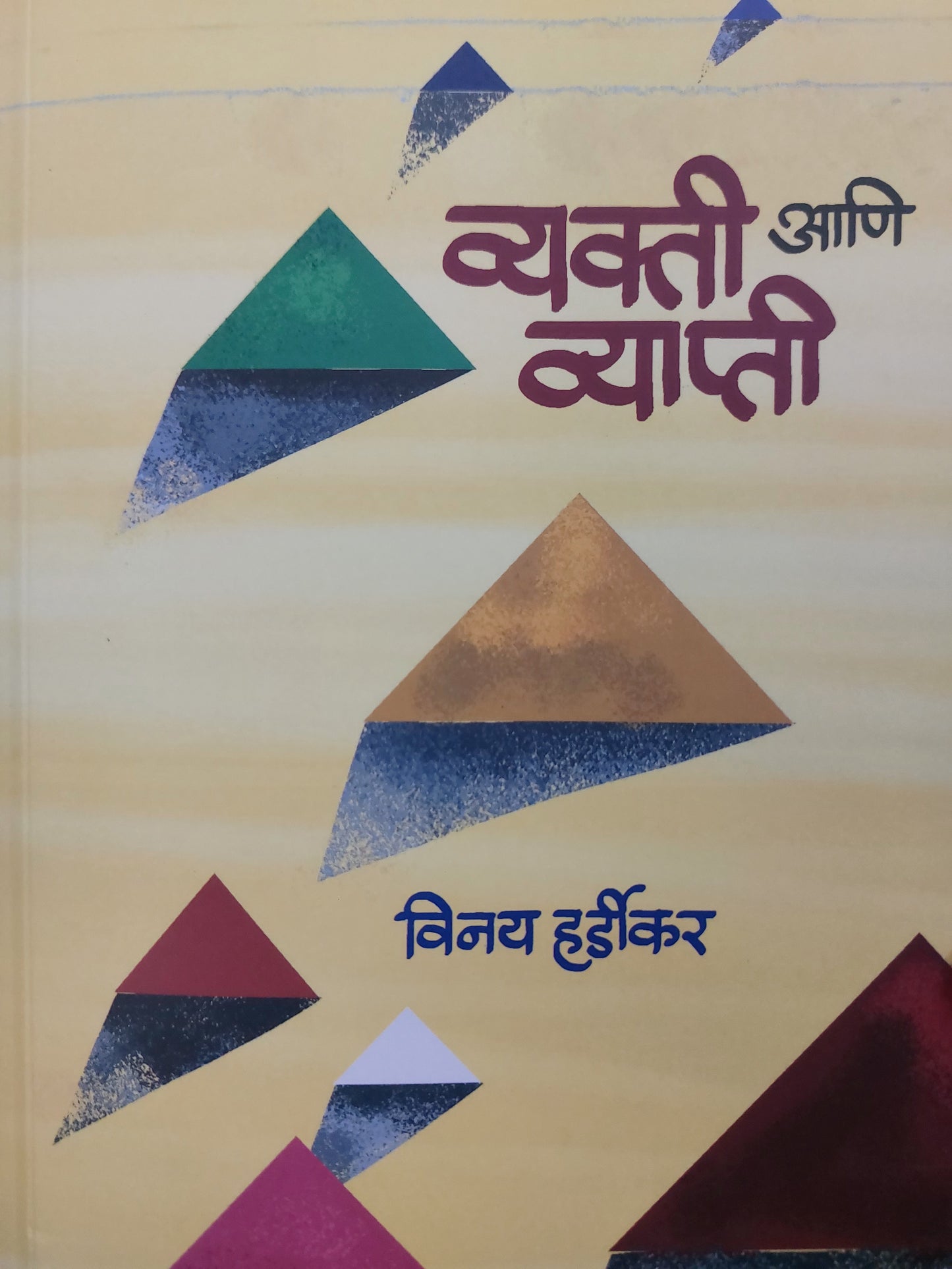 Vyakti aani vyaapti व्यक्ती आणि व्याप्ती
विनय हर्डीकर