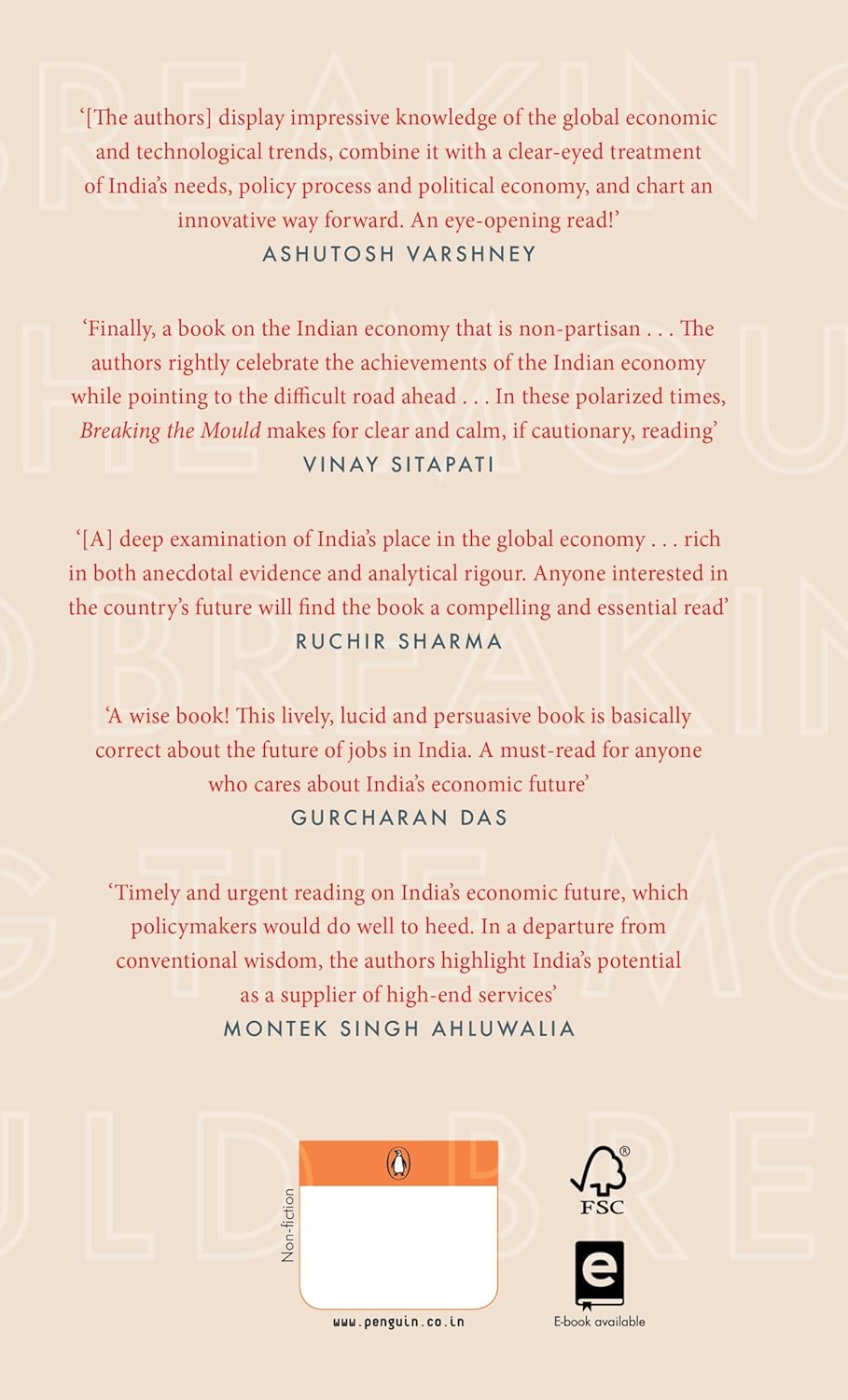 Breaking the Mould: Reimagining India's Economic Future by Raghuram Rajan, Rohit Lamba