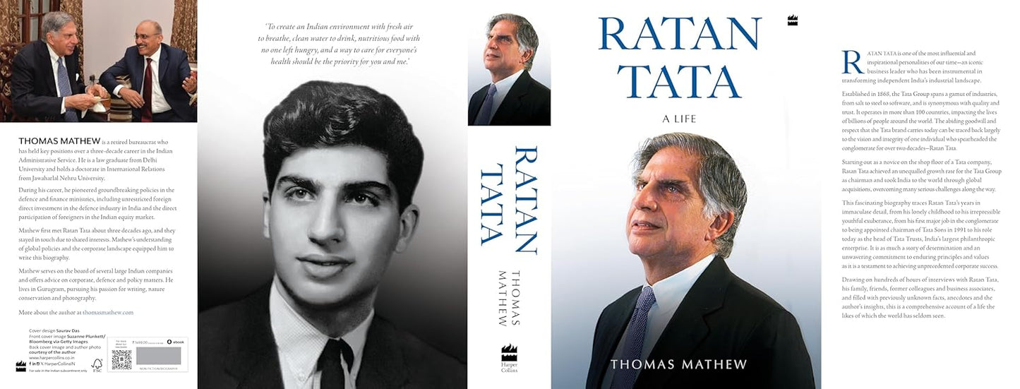 Ratan Tata : A Life by Thomas Mathew (English)