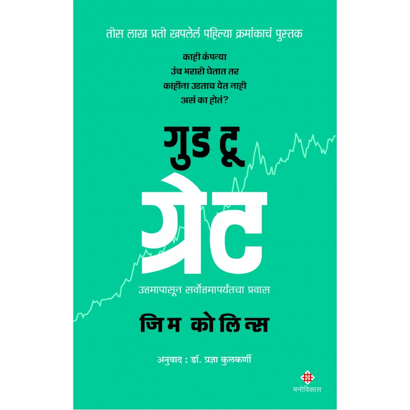 Good to Great : Jim Collins Translation : Dr. Pradyana Kulkarni गुड टू ग्रेट | जिम कोलिन्स अनुवाद : डॉ. प्रज्ञा कुलकर्णी