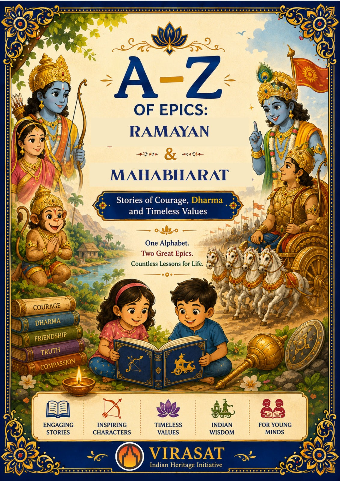 Alphabets A to Z – Ramayan & Mahabharat : Virasat Young Explorers Series