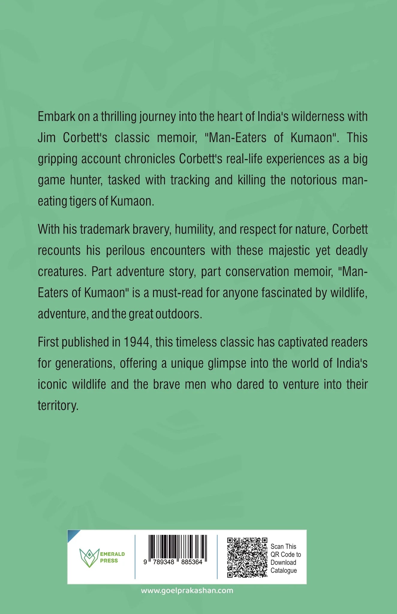 Man Eaters of Kumaon by Jim Corbett (English)