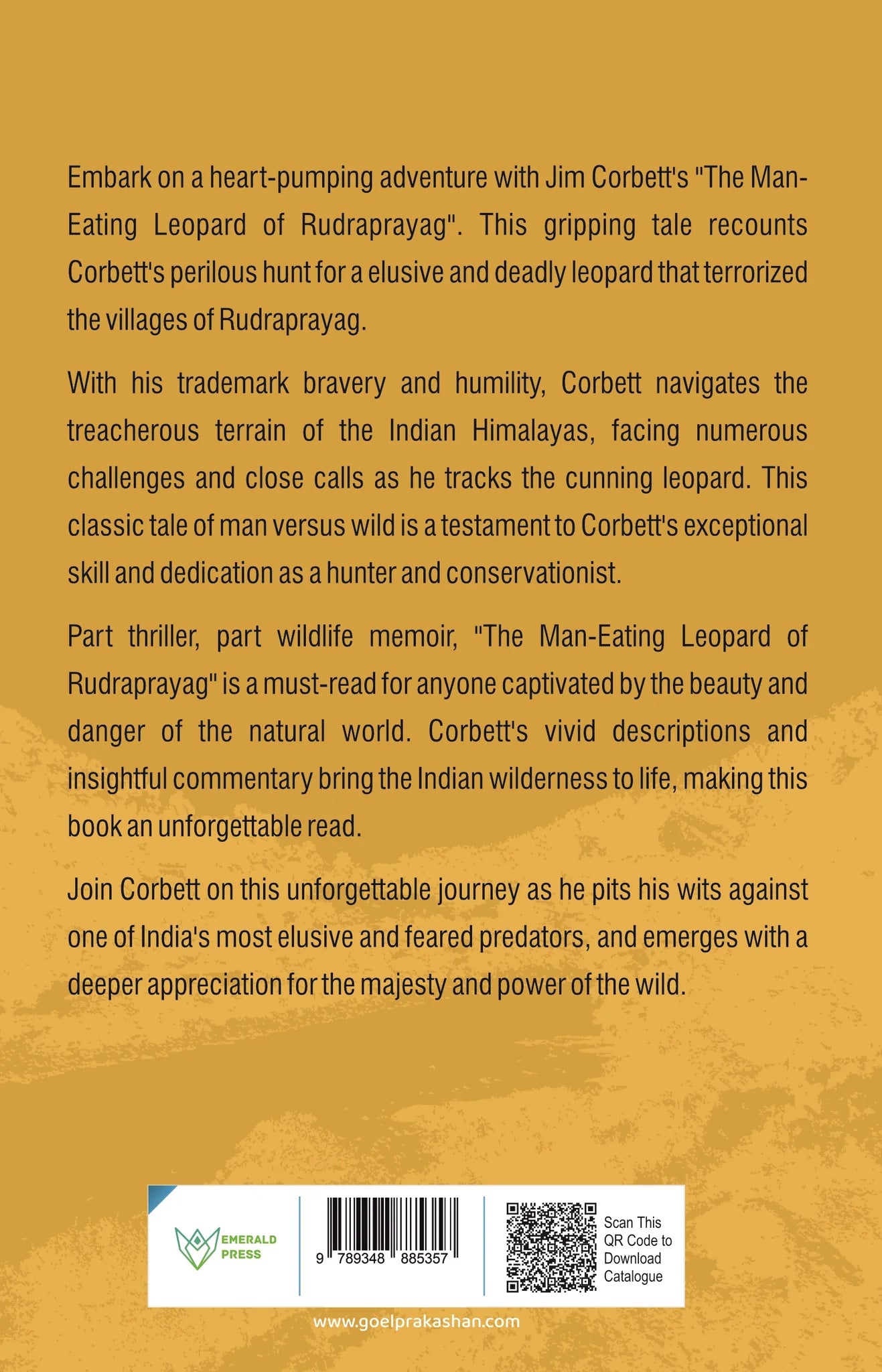 The Man Eating Leopards of Rudraprayag by Jim Corbett
