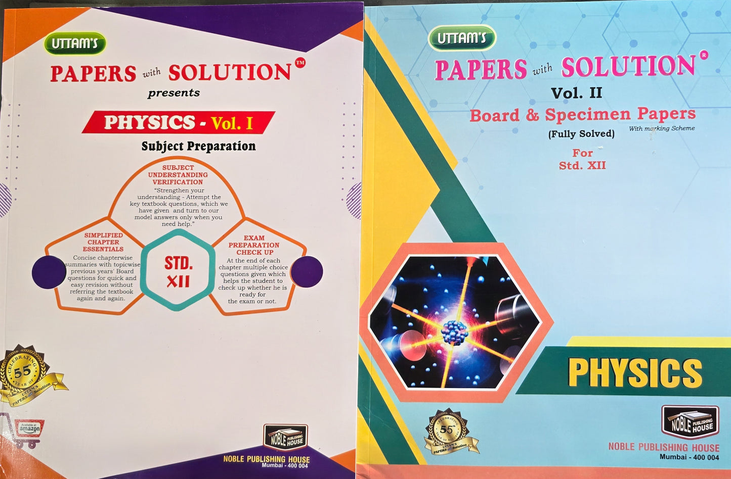 Uttam's Papers With Solutions | Physics | Vol I & Vol II | Std 12 | Science | Arts | 2026-27